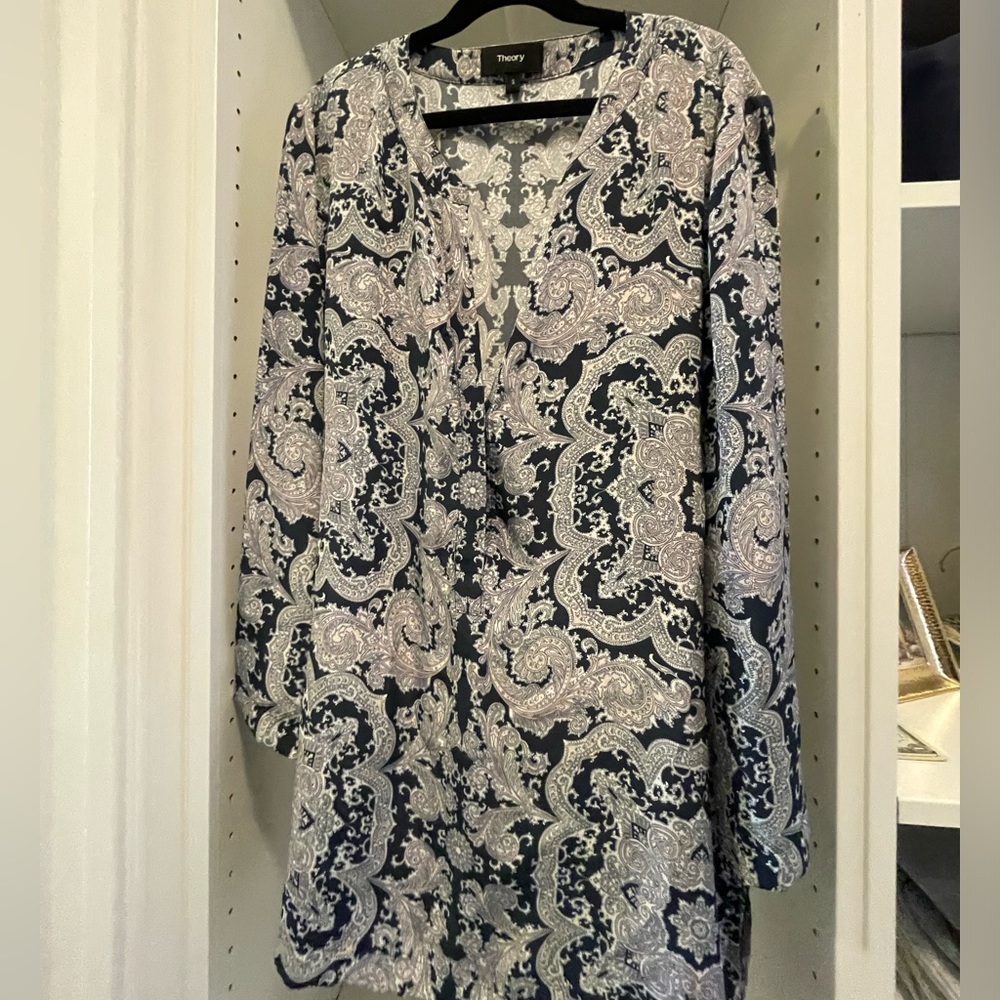 Theory Silk Blend Tunic